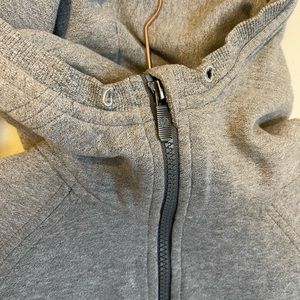 Grey Hooded Lululemon jacket